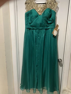 Vestido Largo Largo Color Jade Light in the Box Mujer Talla 22W Nuevo Con Etiquetas Foto 1 de 4