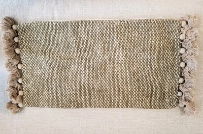 Двухцветный коренастый льняной наволочка West Elm темно-оливковый 12 x 21 дюйм новый без ценников - Изображение 1 из 4