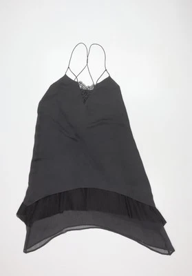 Vestido sin mangas negro para mujer H&M, talla 8, elegante acabado de encaje Foto 1 de 4