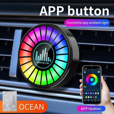 Luce auto controllo audio LED RGB con funzione di rilevamento ritmo musicale e audio - Immagine 1 di 4