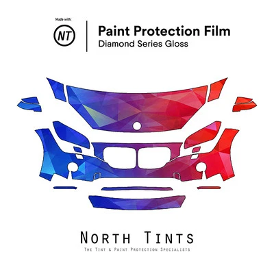 BMW X1 2013-2015 Kit de sujetador transparente película de protección de pintura precortada PPF Foto 1 de 4