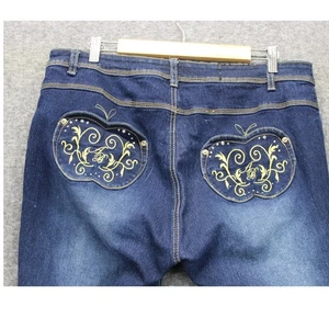 Vintage Apple Bottom Skinny Jeans Größe 18 dunkelblau  - Bild 1 von 6