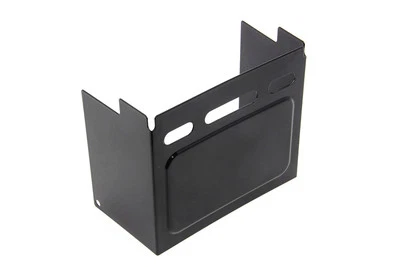 Cubierta lateral de batería negra en relieve para Harley Davidson Foto 1 de 4