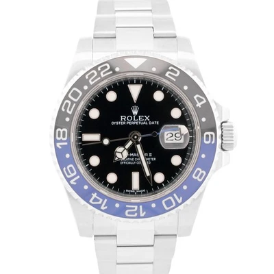 Rolex GMT-Master II BATMAN Stainless Steel Blue Black OYSTER 40mm 116710 BLNR - Image 1 of 4