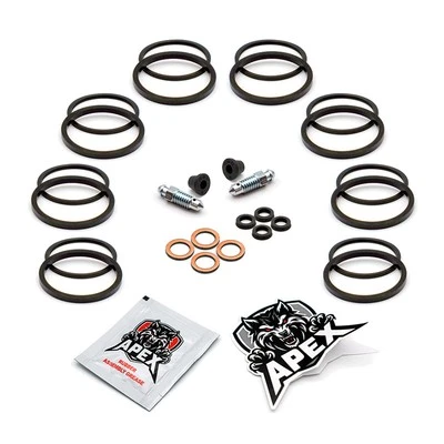 Yamaha FZR400 EXUP 1990 Front Brake Caliper Seal Service Kit Rebuild Rubbers 3EN Foto 1 de 4