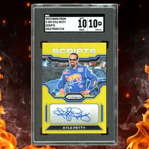 2023 Panini Prizm KYLE PETTY Scripts Auto /10 Gold SGC 10 | 10 #S-KPT - Picture 1 of 3