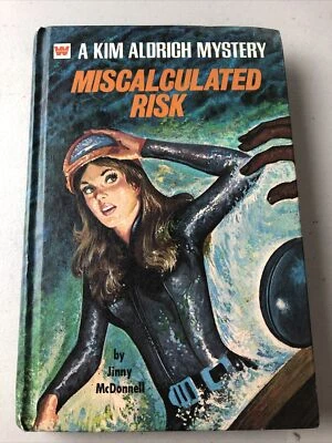 MISCALCULATED RISK , A Kim Aldrich Mystery, Whitman #1595, Jinny McDonnell - Image 1 of 4