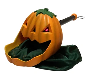 Gemmy Goodie Grabber Pumpkin Jack O Lantern Trick Treat Bag Talks Halloween - Picture 1 of 6
