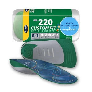 Dr Scholl's Custom Fit Orthotic Inserts for Pain Relief and Comfort Pack of 2 - Picture 1 of 5