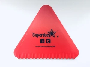 Superstar Snowboard & Ski Wax Scraper 3 Edge Multi Tool Scraper, Notch & Blunt - Picture 1 of 3