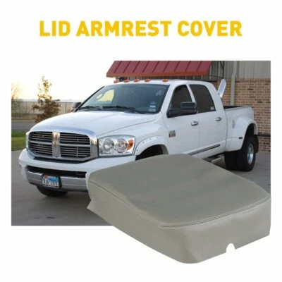 适用于 2002 - 2008 道奇 Ram 中控台盖扶手盖灰褐色灰色看起来很酷 — 第 1/4 张图片