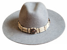 Western Buffalo Bone Hat Band Fit Cowboy Hatband Copper Lucky Horseshoe