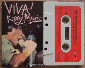 ROXY MUSIC - VIVA ! LIVE ALBUM (POLYDOR 3100353) 1977 AUSTRALIA CASSETTE TAPE - Picture 1 of 3