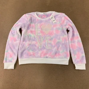 Epic Threads Girls Size XL (16) Tie Dye Love Long Sleeve Fleece Pullover NWT - Picture 1 of 5