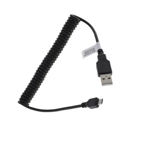 Ladekabel USB Kabel Spiralkabel für TomTom Rider 40 50 400 410 420 450 500 550 - Bild 1 von 1