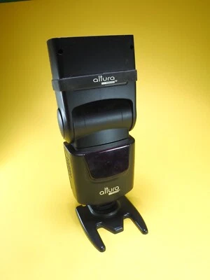 Altura Photo AP-FLS-UNV1 Electronic Shoe Mount Flash bounce w/stand works tested - Image 1 of 4