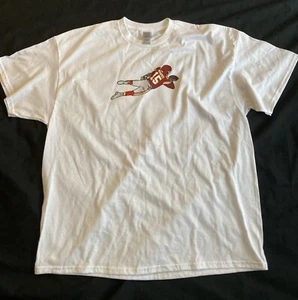 Mahomes Flying Pass Bandana NFL Chiefs Jersey Men’s White Tee Size XL NWT - Picture 1 of 5