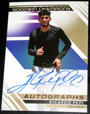 2022 Upper Deck Goodwin Champions Рикардо Пепи автографы на карточке b - Изображение 1 из 2
