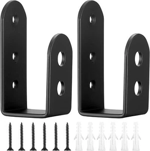 2x4 Door Barricade Brackets, 2 Pcs Security 3.94"x1.89"x1.57"2Pcs - Picture 1 of 7