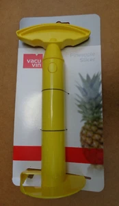 Yellow Pineapple Corer & Slicer Vacu Vin - Picture 1 of 5