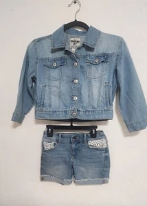set of 2 pieces jacket Oshkosh size 8 and SO short Size 8 for kid - Picture 1 of 12
