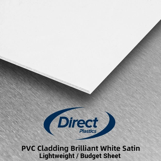 Lightweight/Budget White Wall Cladding Sheet - 8ft x 4ft x 2.5mm - Image 1 of 1