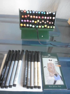 Verkaufe 48 Faber Castell Pitt Artist Tuschestifte in Atelierbox - Bild 1 von 4