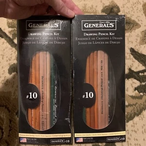 EINE PACKUNG: General Pencil 10 Zeichenstift-Set 12-teilig - - Bild 1 von 2