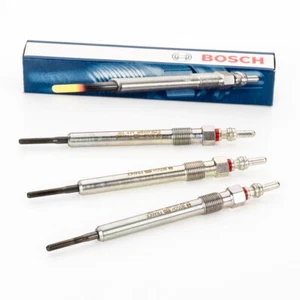 3x Glow Plugs original Bosch Duraterm 0250201036 Heater for audi 80 A3 A4 A6 - Picture 1 of 1