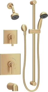 Symmons Duro Tub Trim Shower Rail System, Brushed Bronze 3606H321BBZ15TR - Picture 1 of 10