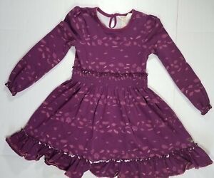 Girls Matilda Jane Choose Your Own Path Apple Cider Purple Dress Size 6