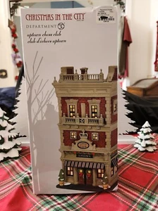 Dept 56 Christmas in the City - Uptown Chess Club - NIB - Picture 1 of 2