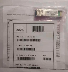 New Cisco SFP-10G-SR-X GENE SFP + 10G LC duplex transceiver module - Picture 1 of 1