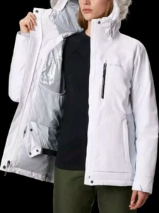 Columbia Ava Alpine Insulated Jacket for Ladies - White/Cirrus Grey - 3X $290 - Picture 1 of 12