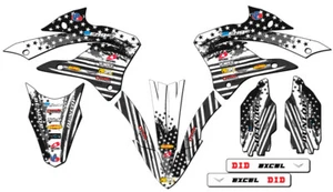 2022-2023 KX 85 MERICA Grey Senge Graphics Kit Compatible with Kawasaki - Picture 1 of 10
