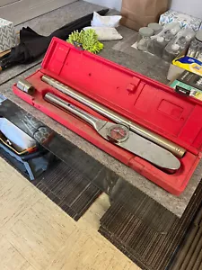 SNAP ON TORQOMETER TE 602-FU 3/4" DRIVE 600 FOOT POUNDS Very Clean - Picture 1 of 6