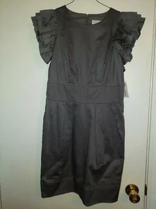 Vestido forrado de gris para mujer Jessica Simpson talla 6 A línea ajuste y llamarada nuevo con etiqueta - Imagen 1 de 2