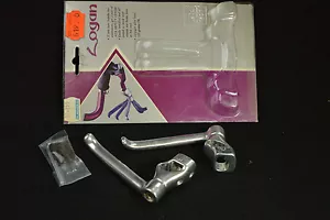 NEW brake levers Logan silver alloy vintage retro bike - Imagen 1 de 2