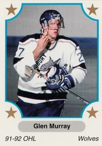 GLEN MURRAY (SUDBURY WOLVES) 91-92 OHL SERIES CARD - CARD NUMBER 245 - Picture 1 of 2