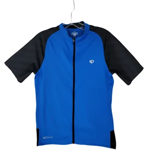 PEARL IZUMI Select Series Mens Small Blue Short Sleeve Full Zip Cycling Shirt  - Picture 1 of 9