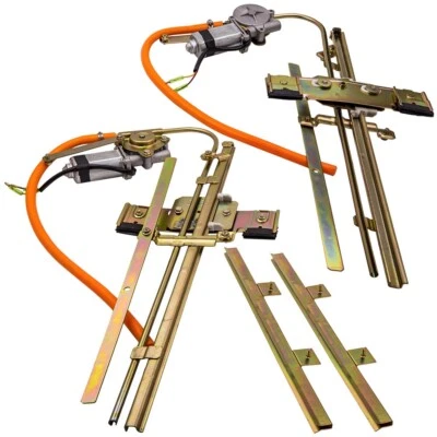 Universal 2 Door Flat Glass Power Window Kit 1932-UP For Cars Trucks - Image 1 of 4