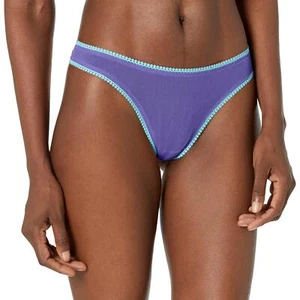 OnGossamer Women Mesh Hip Thong Panties Blue Iris Size M/L - Picture 1 of 2