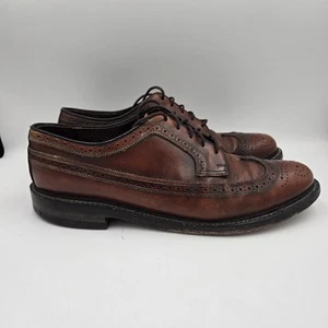 Florsheim Royal Imperial Oxford Wingtip Rust Color Dress Shoes Mens Size 11 D - Picture 1 of 10
