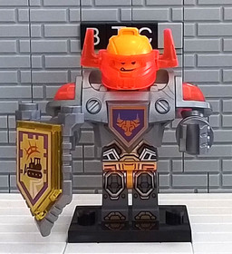 LEGO NEXO KNIGHTS 70350 Axl - Trans-Neon Orange Visor Minifigure! NEX069!