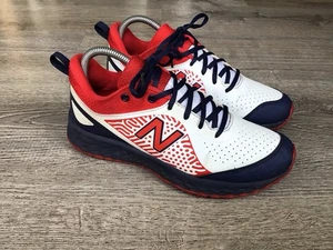 New Balance Fast Pitch Softball Turf Shoes STVELOA2 Women’s Size 8.5 Patriotic - Picture 1 of 12
