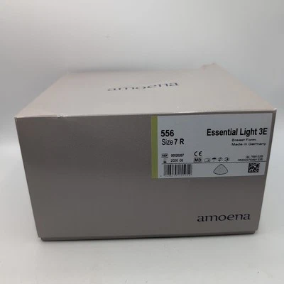 Amoena Essential Light 3E 556 Talla 7R Mastectomía Forma de Mama Prótesis *Leer* Foto 1 de 4
