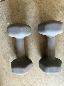 Manubrio esagonale rivestito in neoprene 2x15 libbre antiscivolo palestra fitness braccio allenamento forza - Foto 1 di 4