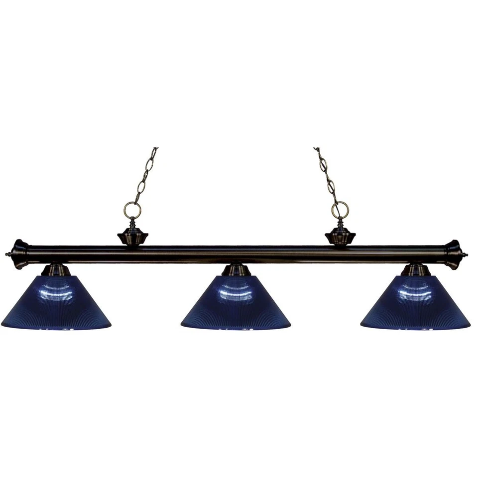 Z-Lite 200-3BRZ-ARDB Riviera Billiard Light Bronze - Image 1 of 1