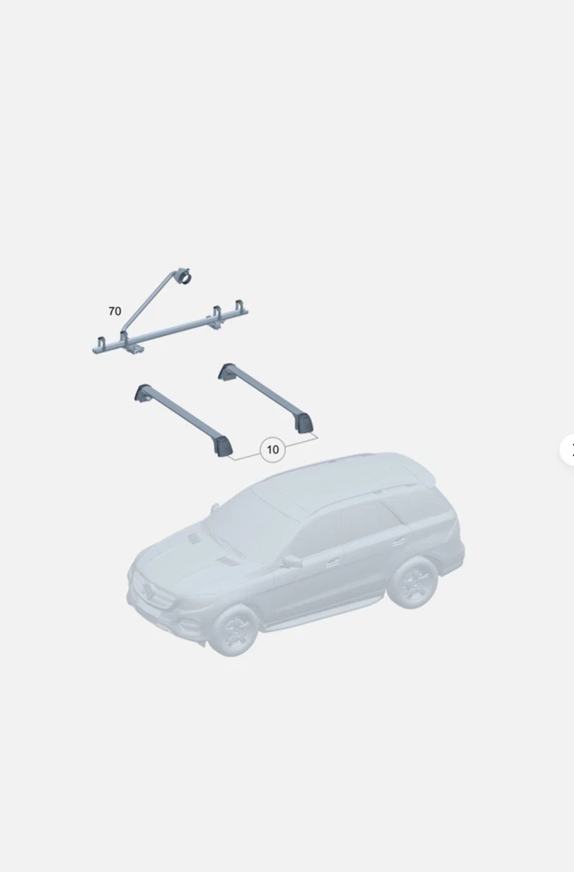 Portador básico original Mercedes-Benz 1678903100 Foto 1 de 3