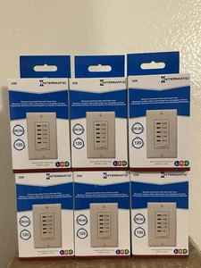 Intermatic Ei200w Spegnimento Automatico Conto alla Rovescia Timer Bianco 120 Volt 1/4 Hp Confezione da 6 - Foto 1 di 7